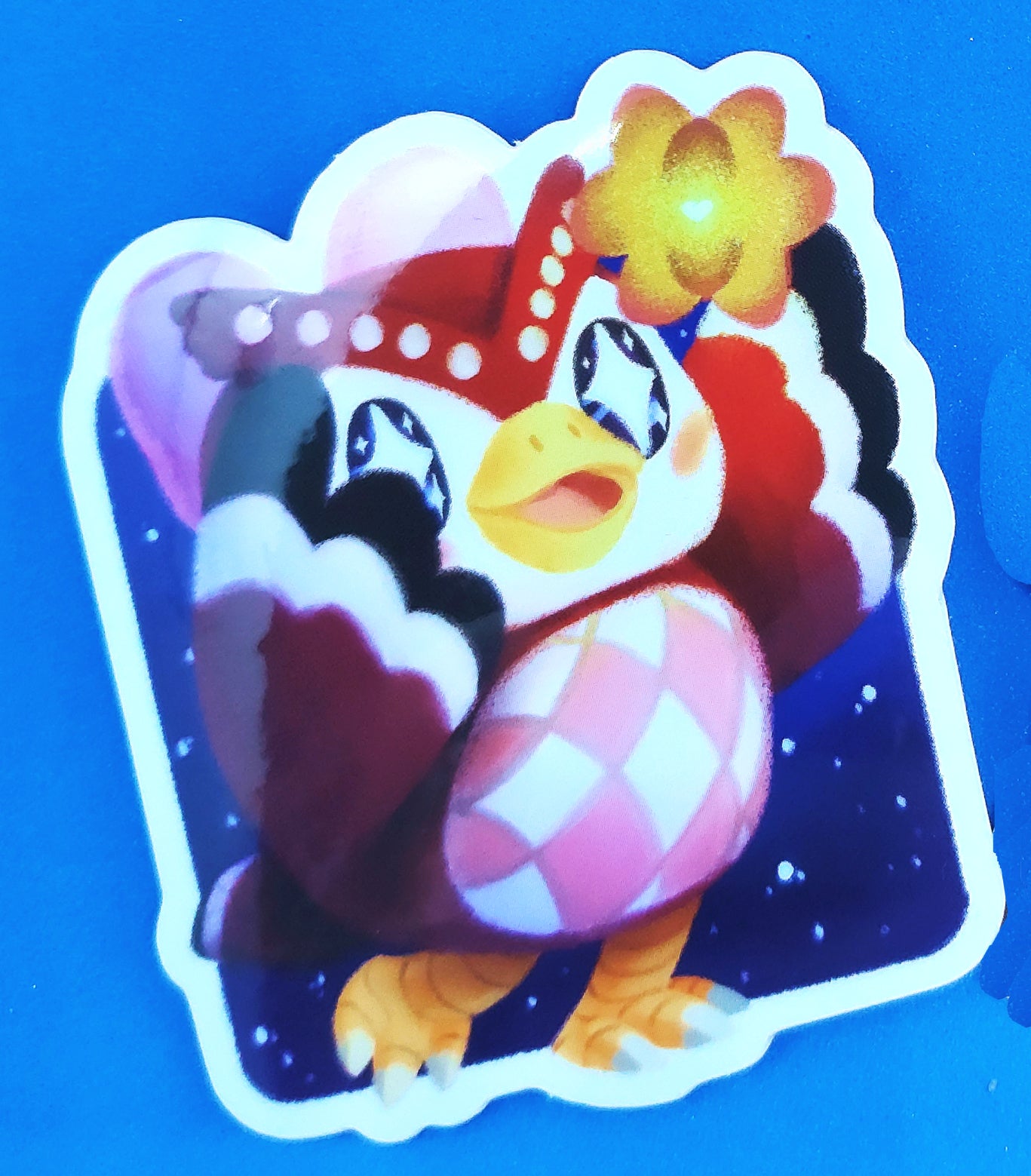 Animal Forest Inspired Celestial Owl Vinyl Sticker 2.5"