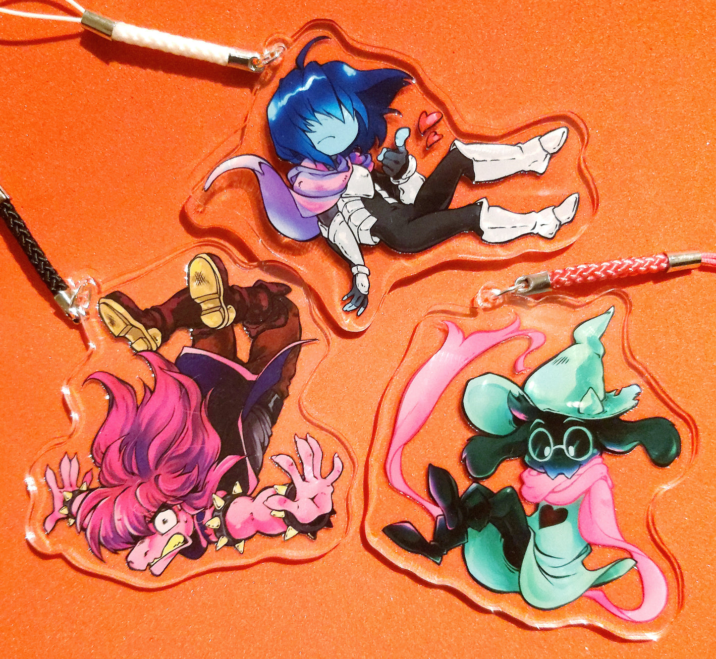Deltarune 2.5" Double-Sided Keychains - Clear Acrylic Charms