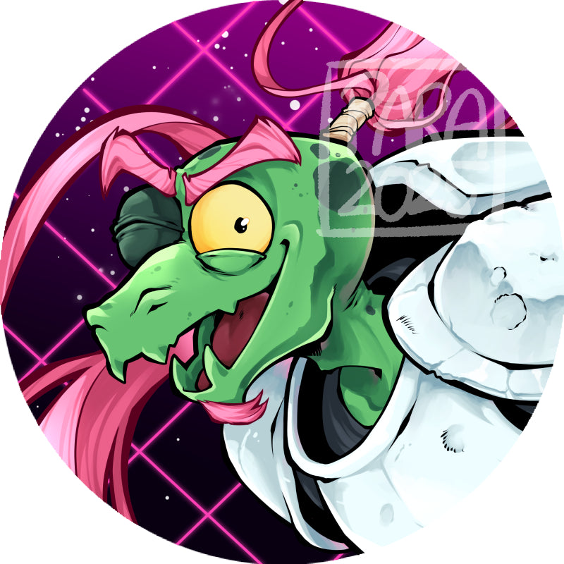 Deltarune Pin Badges 38mm by ParanoArt