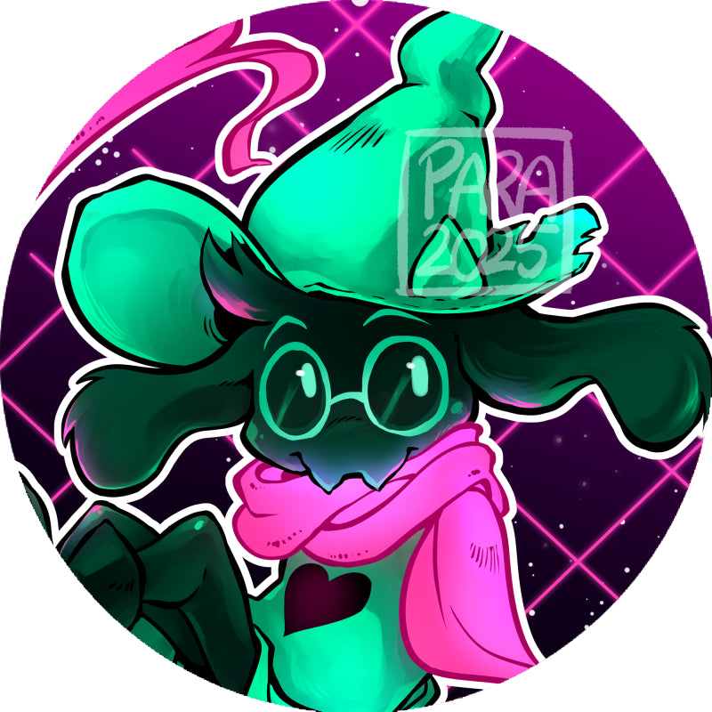 Deltarune Pin Badges 38mm by ParanoArt