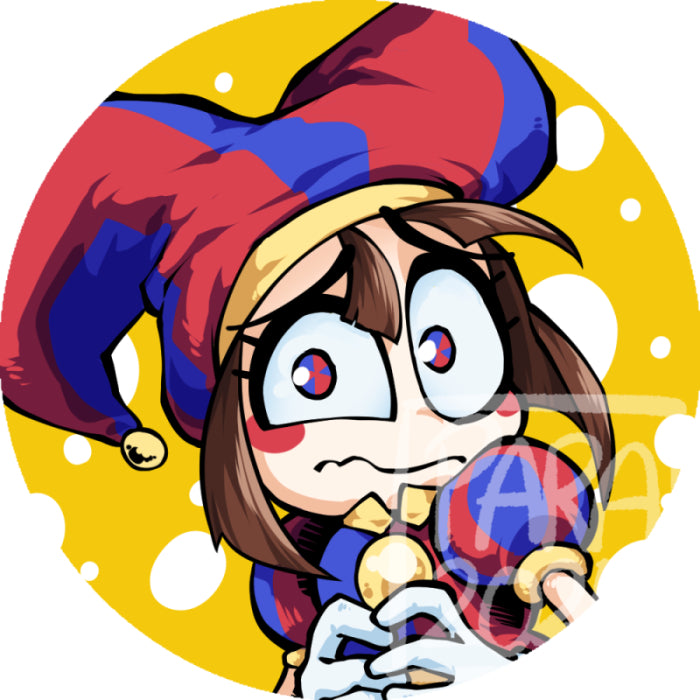 The Amazing Digital Circus Pinback Badges - 38mm