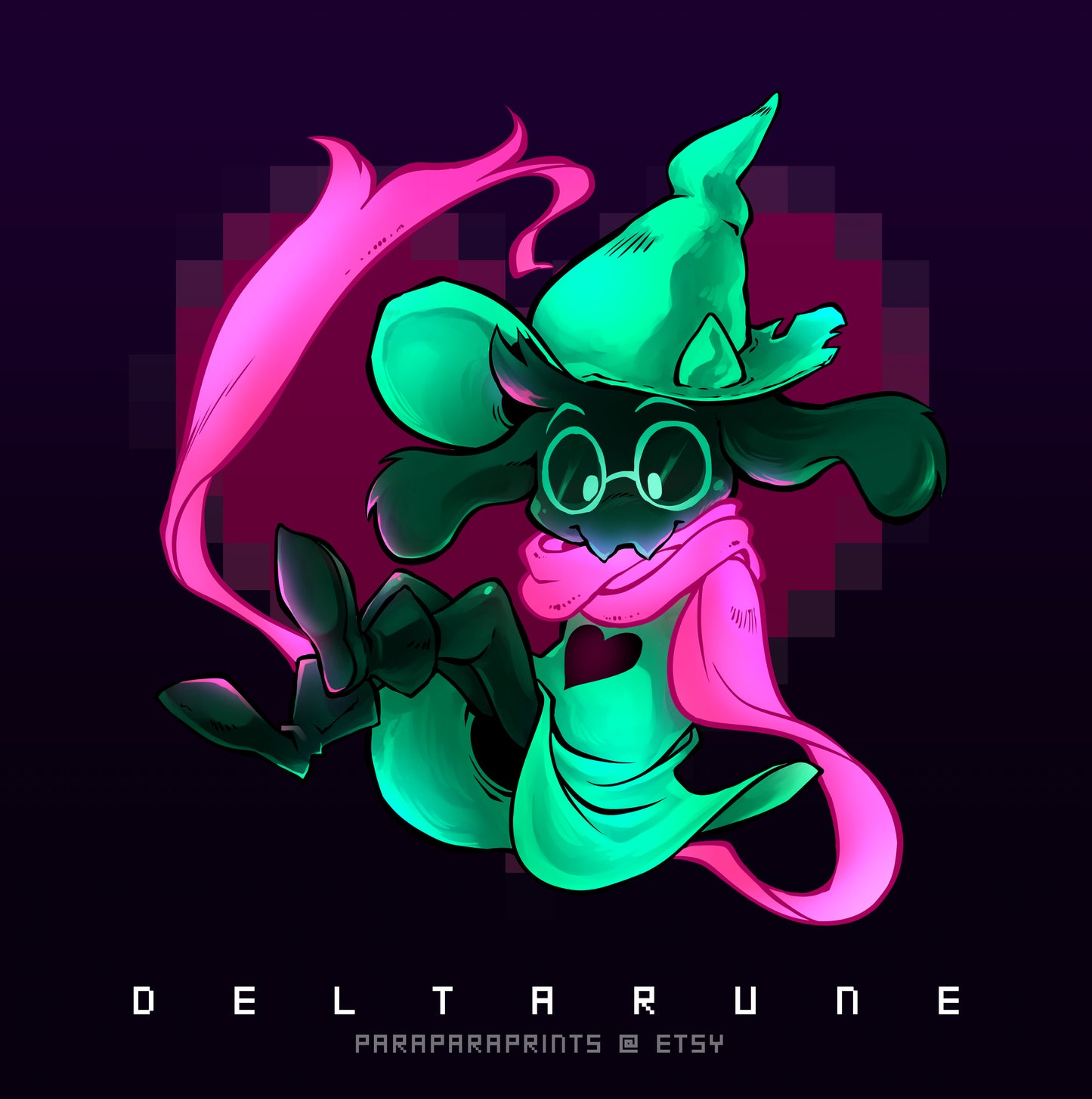 Deltarune 2.5" Double-Sided Keychains - Clear Acrylic Charms