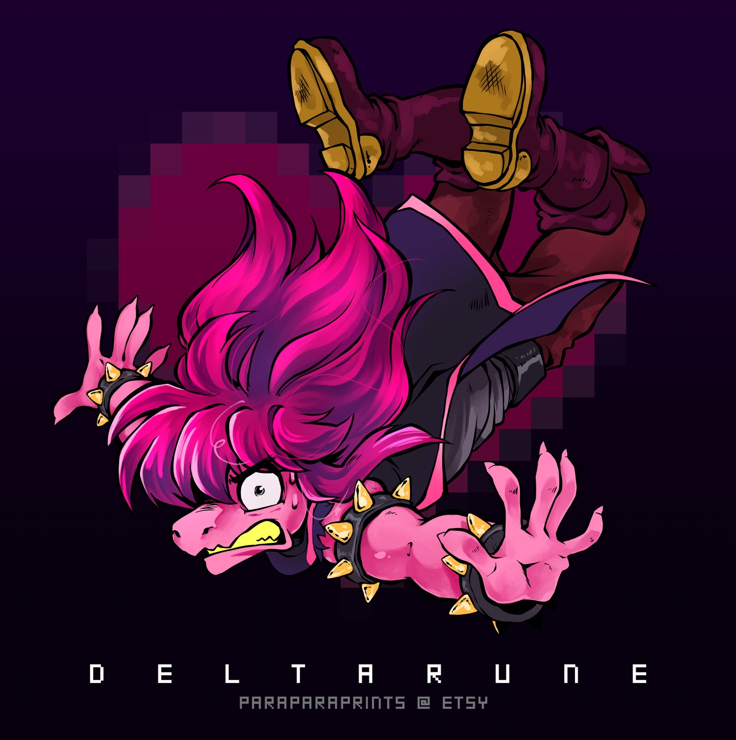 Deltarune 2.5" Double-Sided Keychains - Clear Acrylic Charms