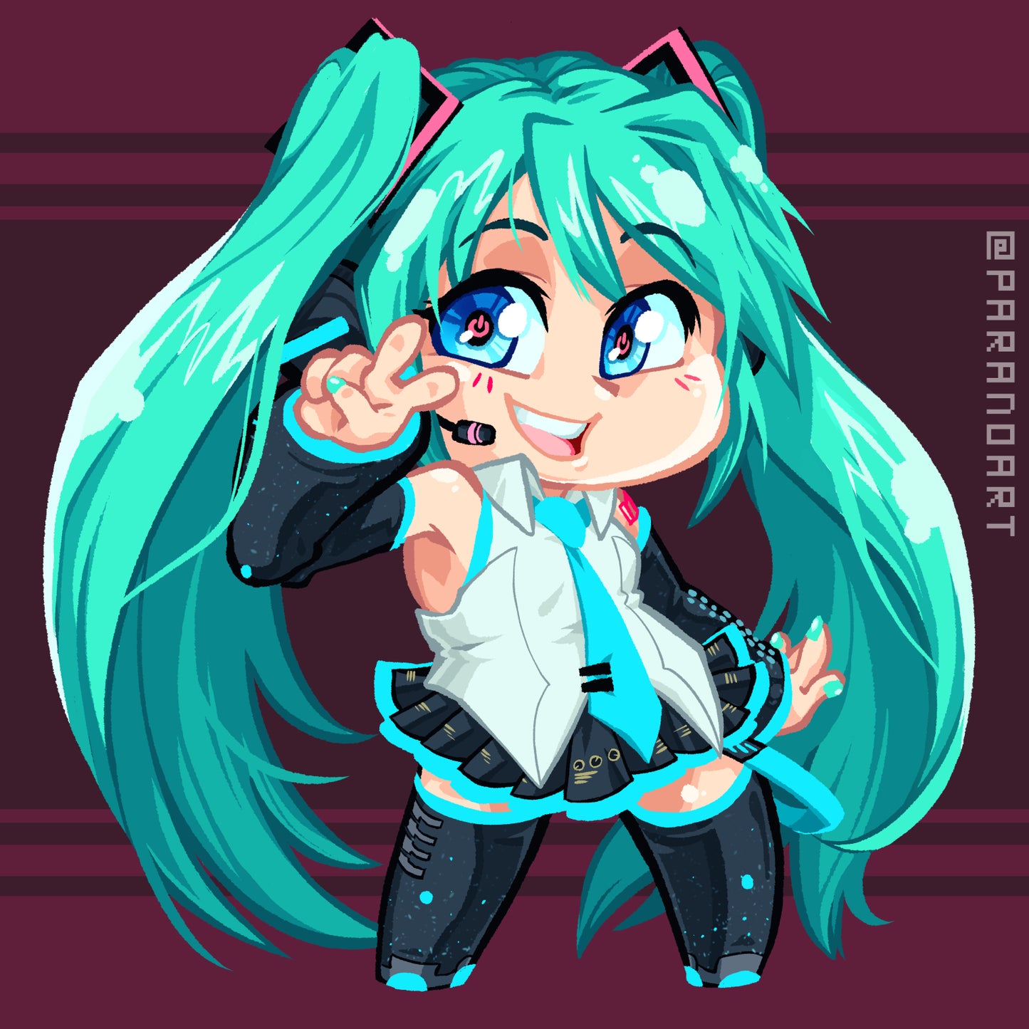 Virtual Idol 2.5" Vinyl Sticker