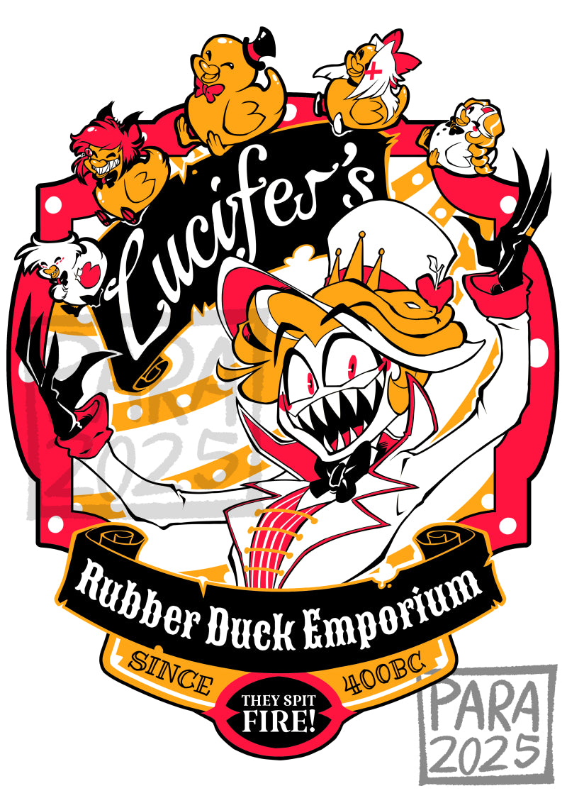 HAZBIN HOTEL Lucifer's Rubber Duck Emporium Mini Prints