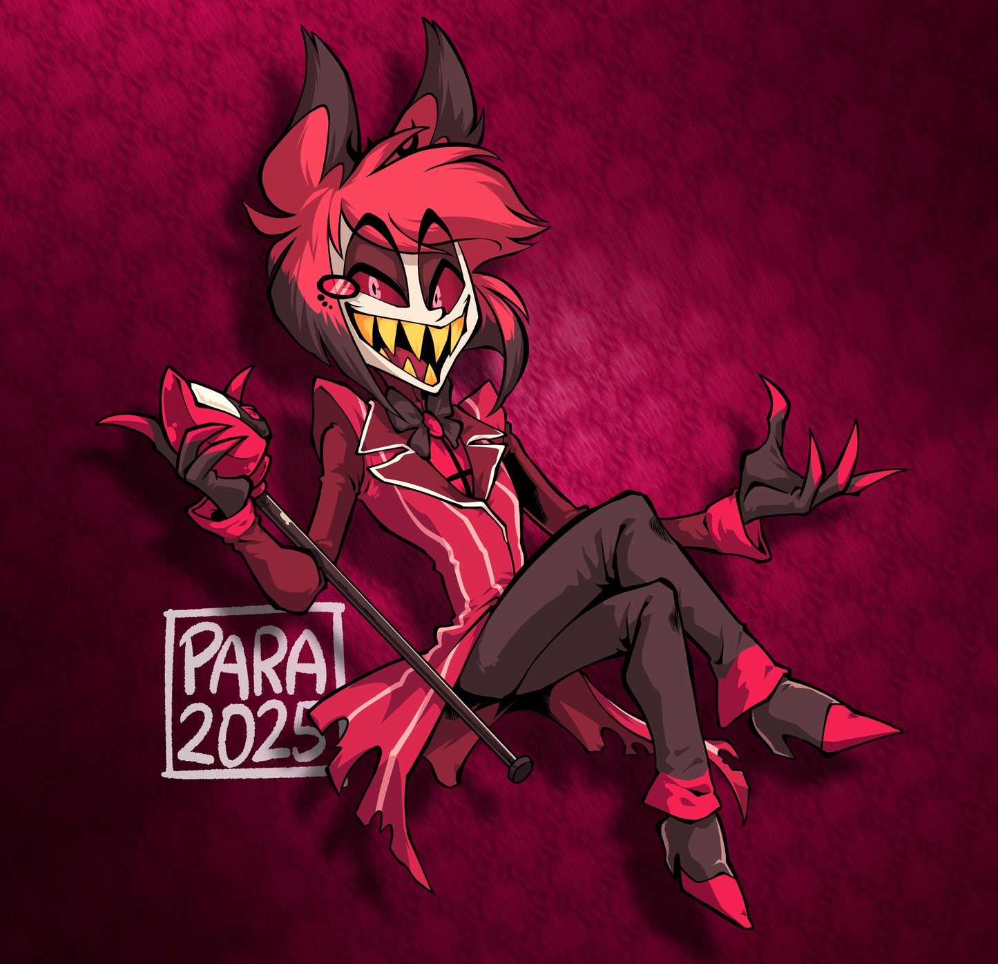 Hazbin Hotel Stickers - 3 inch - Vinyl Coated