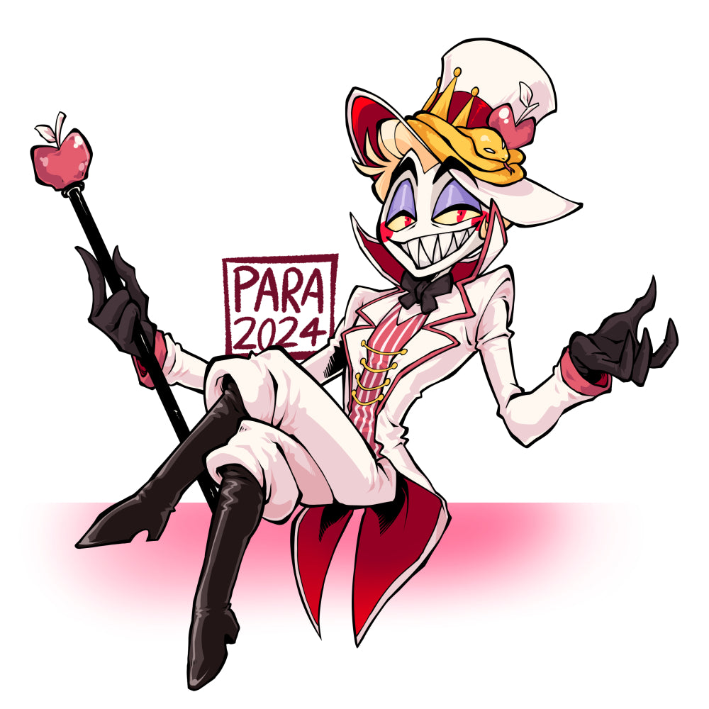 Hazbin Hotel Stickers - 3 inch - Vinyl Coated