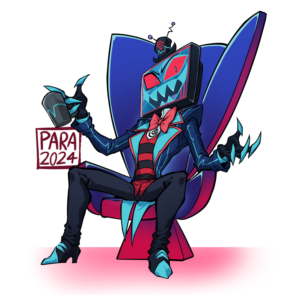 Hazbin Hotel Stickers - 3 inch - Vinyl Coated