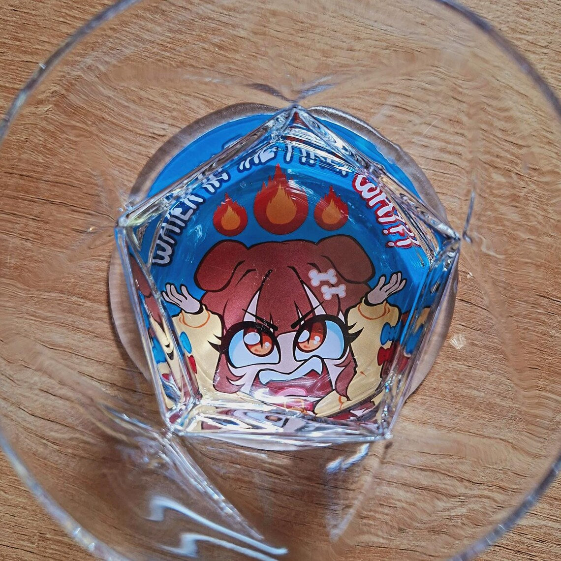 Inugami Korone Coasters - Water in the Fire - Hololive Plastic Coasters