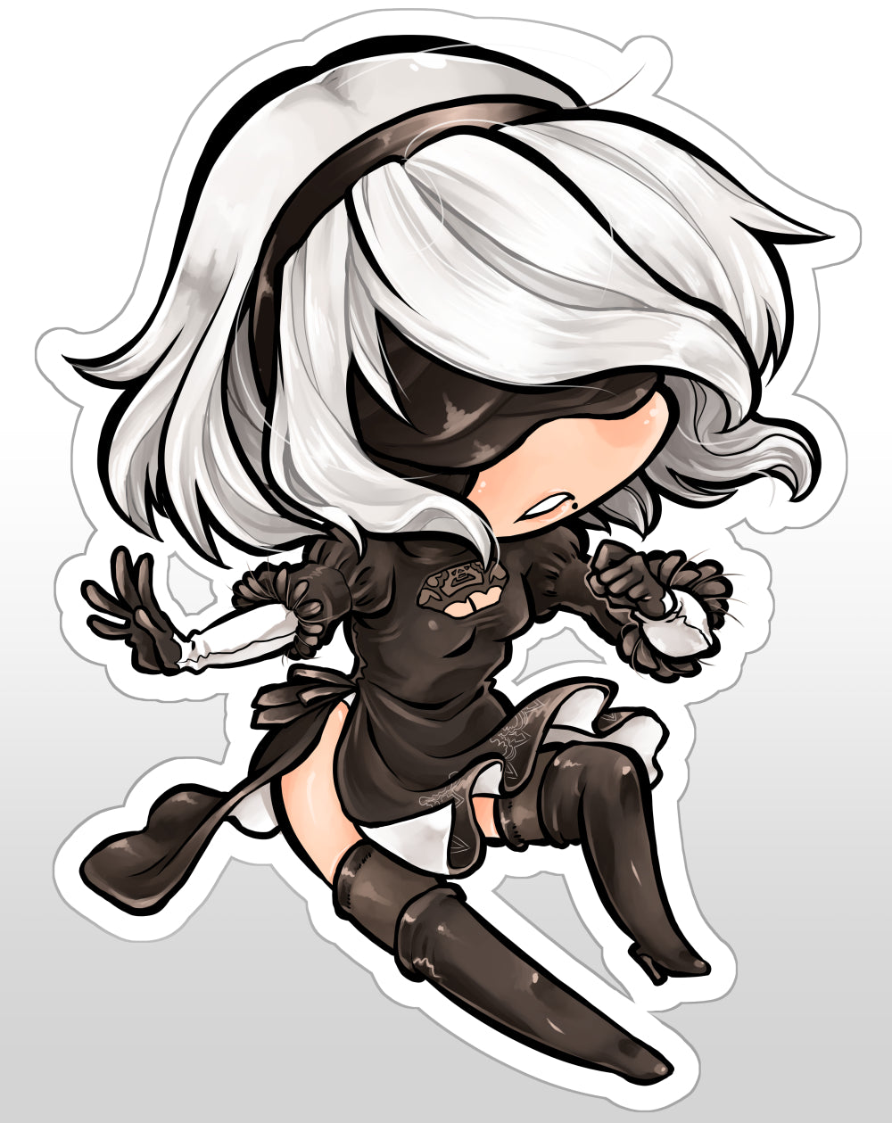 Automata Inspired Vinyl Stickers