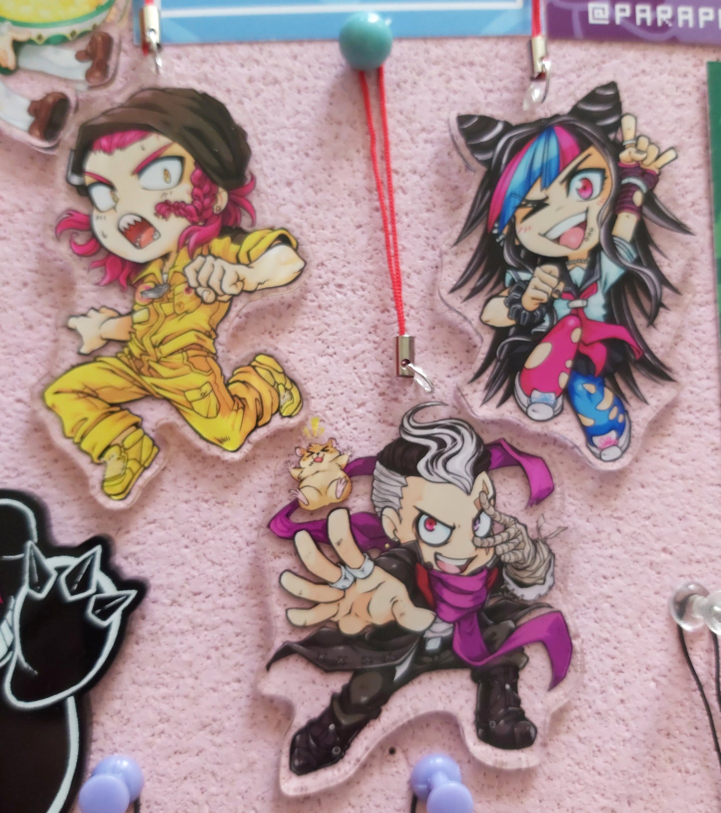 SDR2 Inspired 2.5" Charms Clear Acrylic Keychains