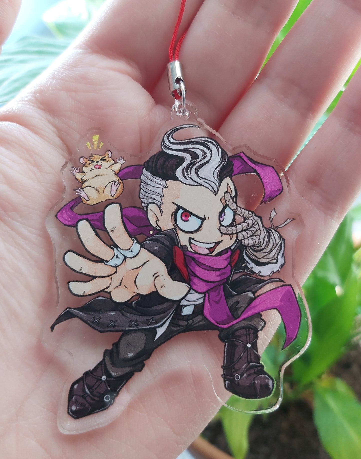 SDR2 Inspired 2.5" Charms Clear Acrylic Keychains