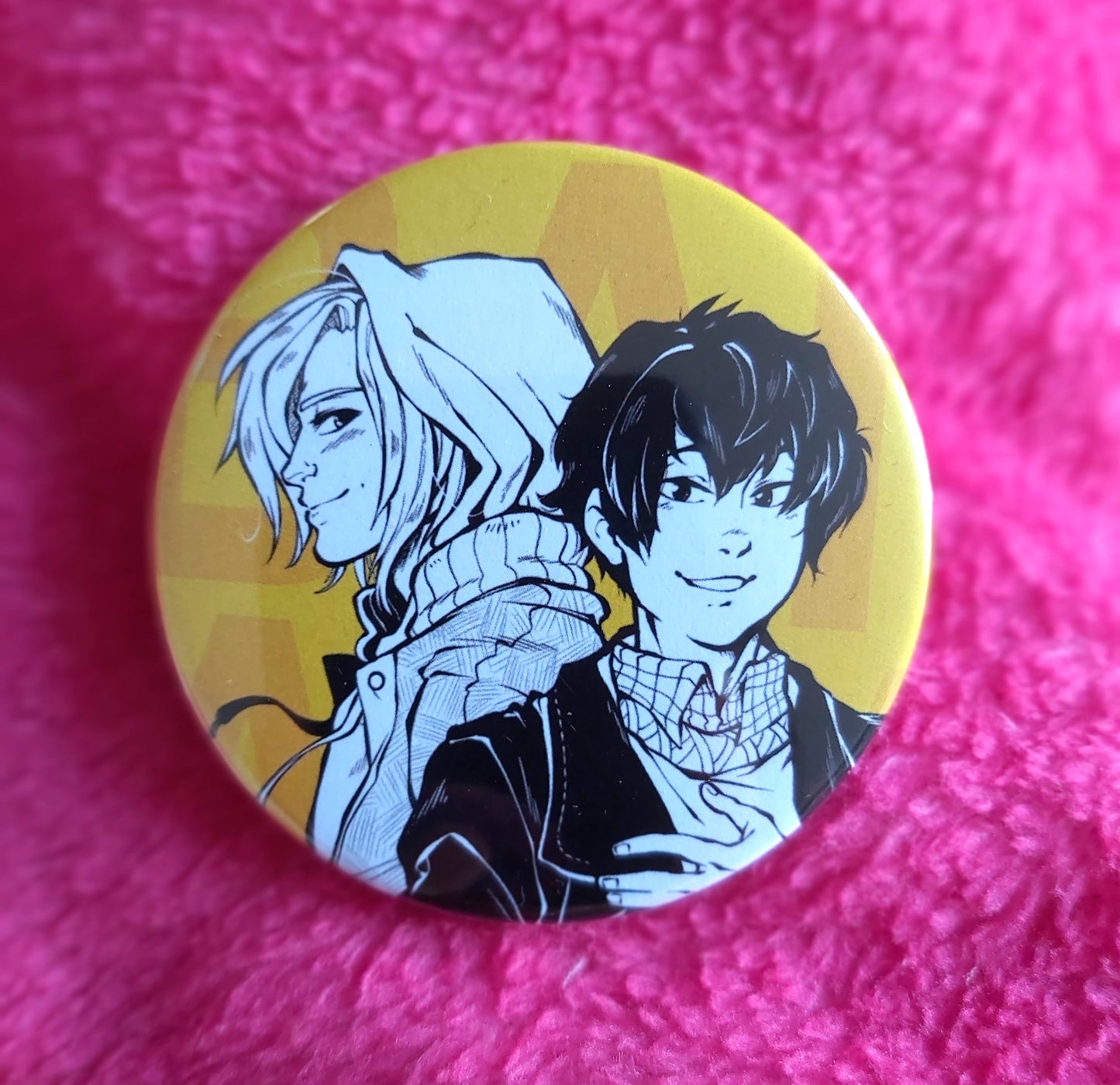 AshEiji Inspired Badge Extra Big Pin 58mm