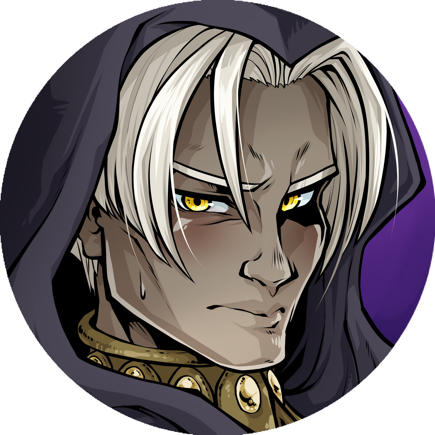 Hades Game Inspired Big Round Stickers 10cm