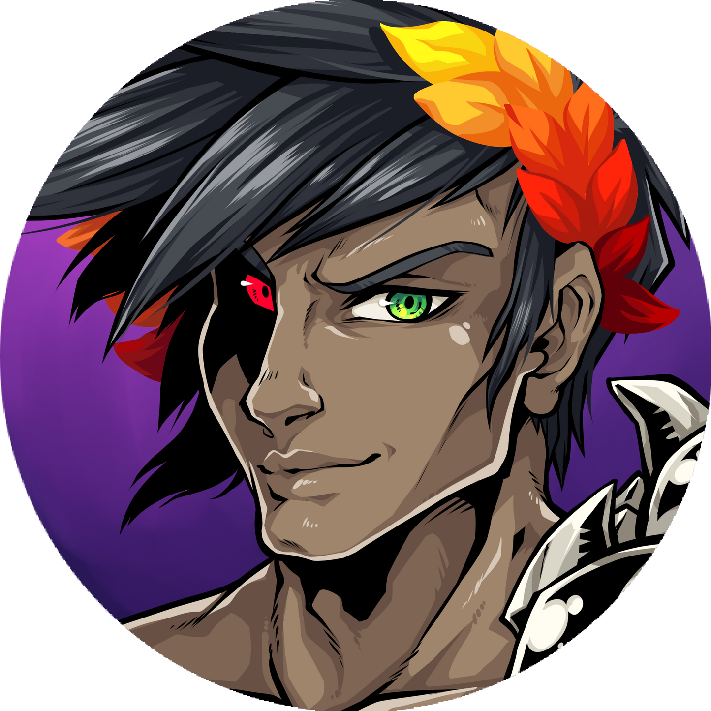 Hades Game Inspired Big Round Stickers 10cm