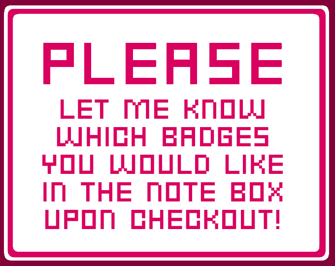 DRV3 Inspired Badge Pins 38mm