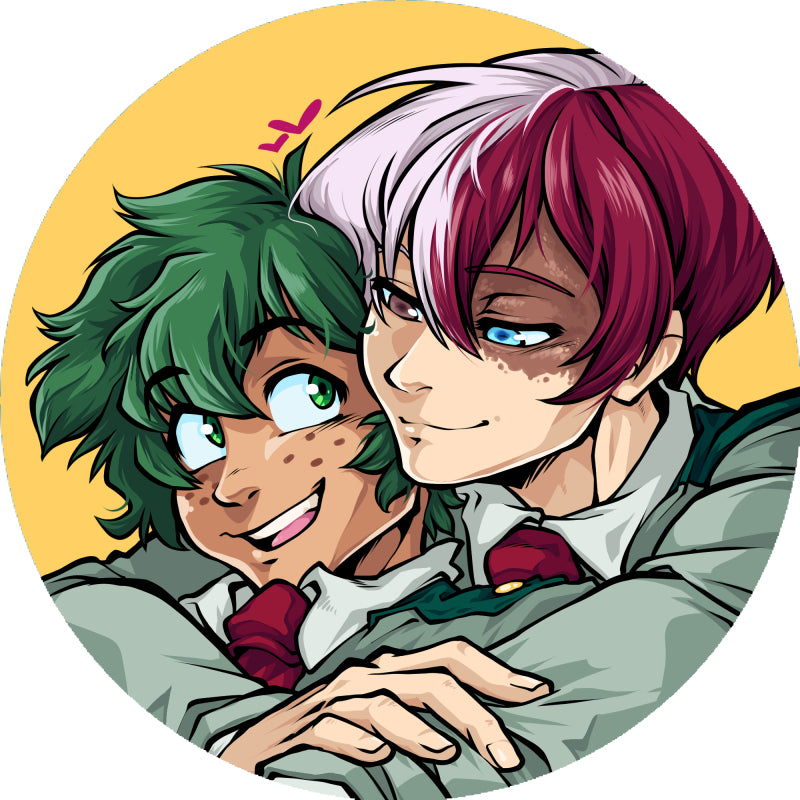 TodoDeku Badge Extra Big Pin 58mm