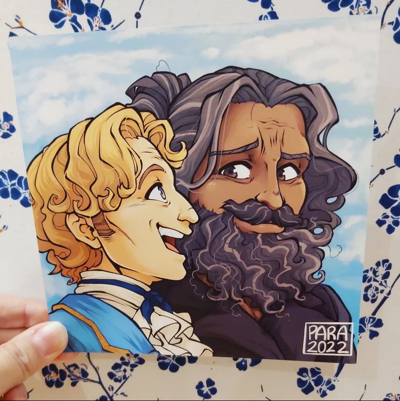 GentleBeard Inspired Mini Card Prints