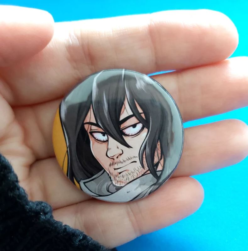 Superhero High School Inspired Pinback Badges Buttons Pins 38mm