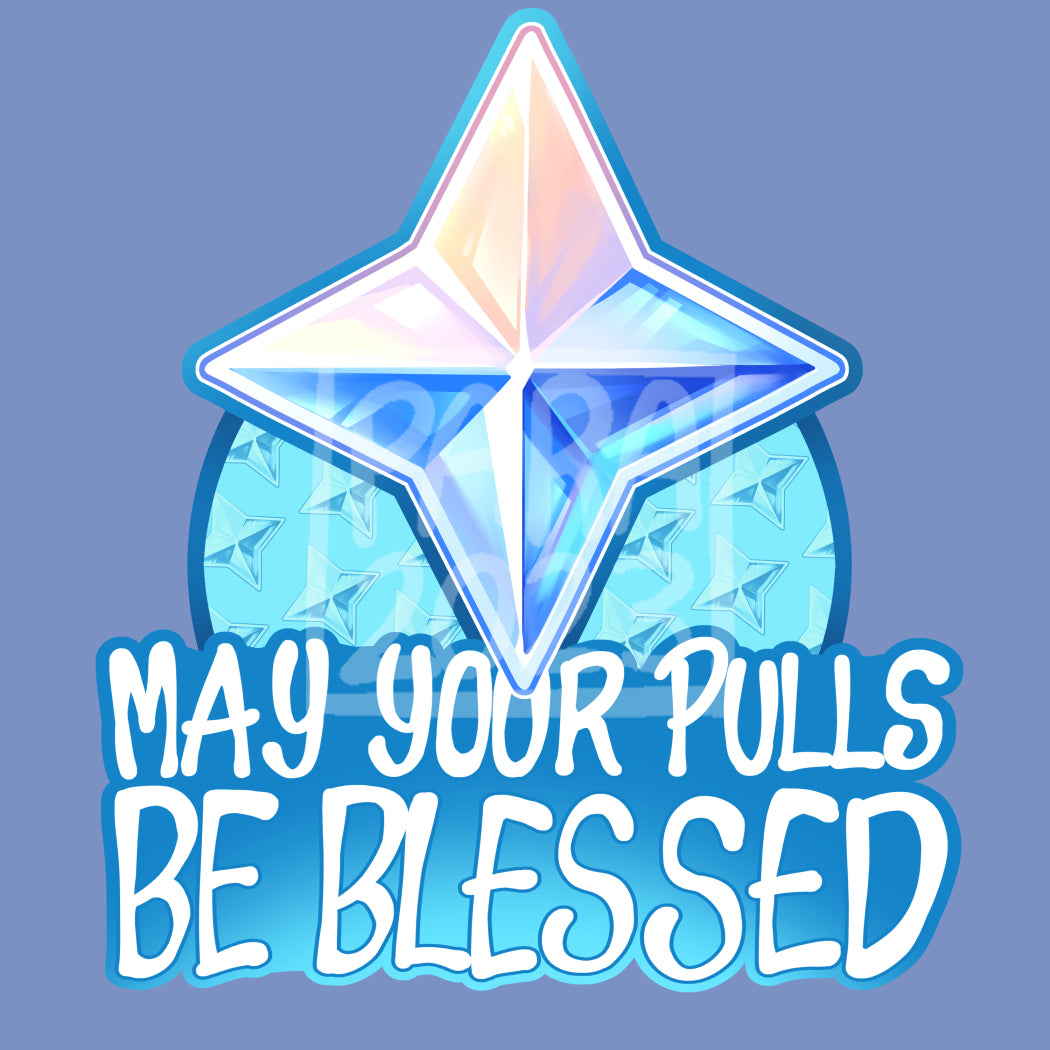 May Your Pulls Be Blessed Genshin Impact Acrylic Pin 35mm