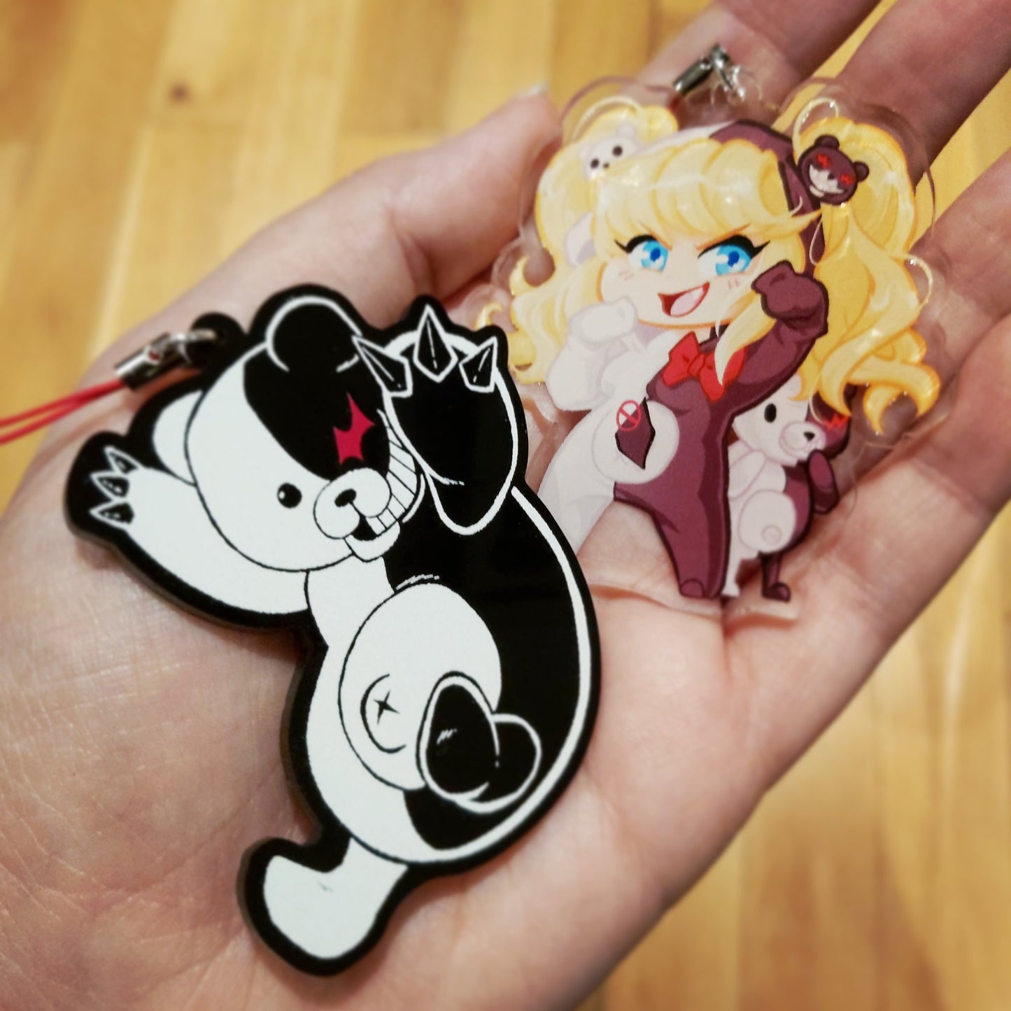 SDR2 Inspired 2.5" Charms Clear Acrylic Keychains