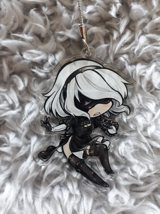 Automata Inspired Acrylic Keychains 2.5 Inches