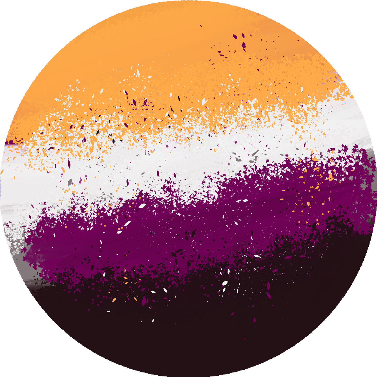 Painterly Pride 1.5" Badge Pins