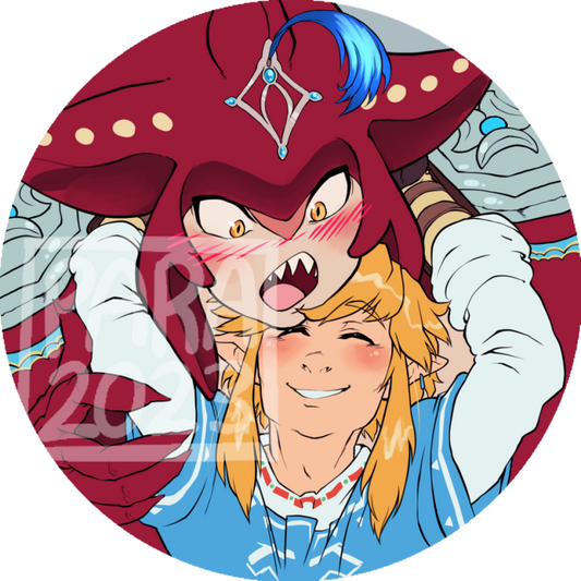 Sidlink Inspired Big Pinback Badge 58mm