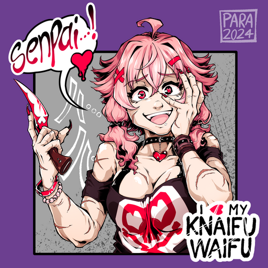Knaifu Waifu Mini Print 148mm x 148mm