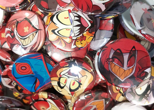 HAZBIN HOTEL 38mm Pinback Badges