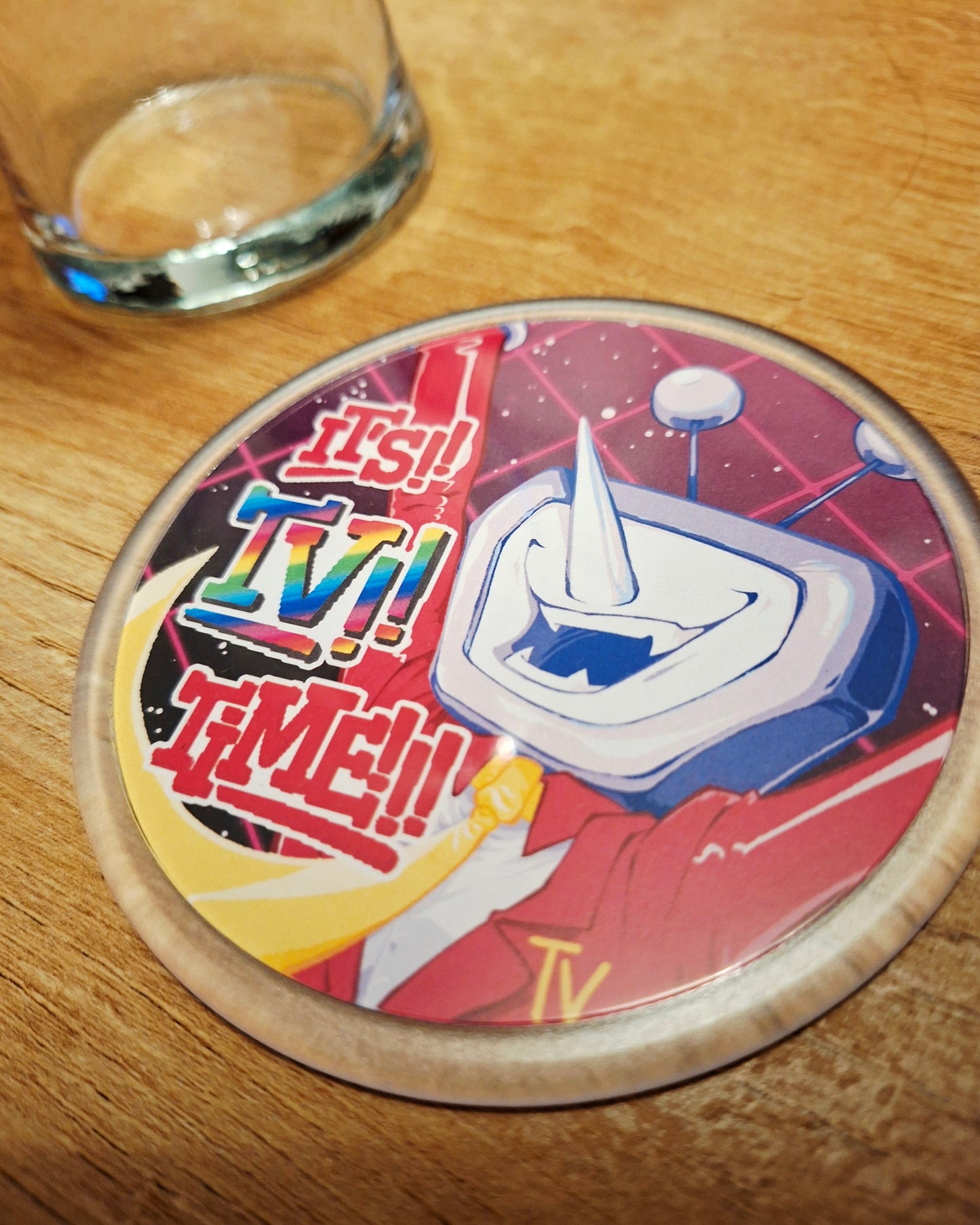 Tenna Coasters - It's TV Time - Deltarune Plastic Coasters