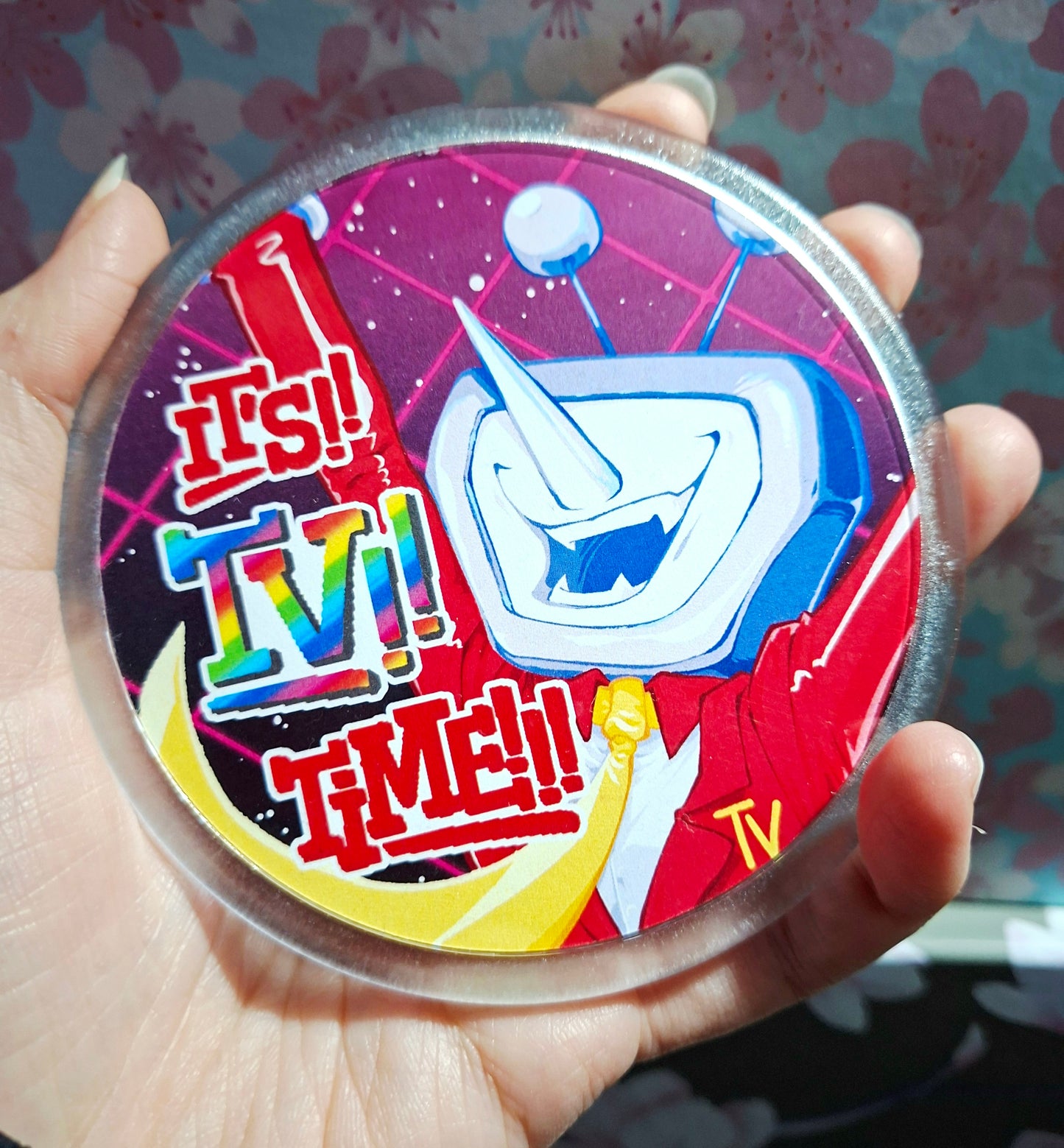 Tenna Coasters - It's TV Time - Deltarune Plastic Coasters