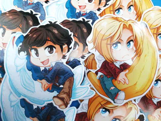 AshEiji Inspired Stickers Waterproof Vinyl 2.5 Inches