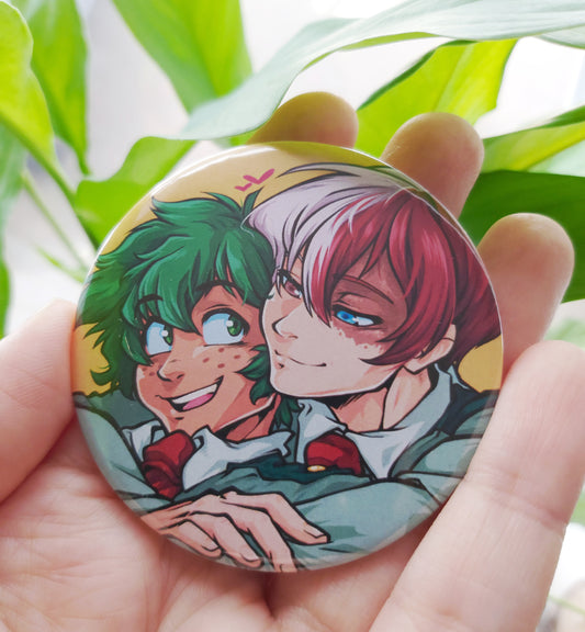 TodoDeku Badge Extra Big Pin 58mm