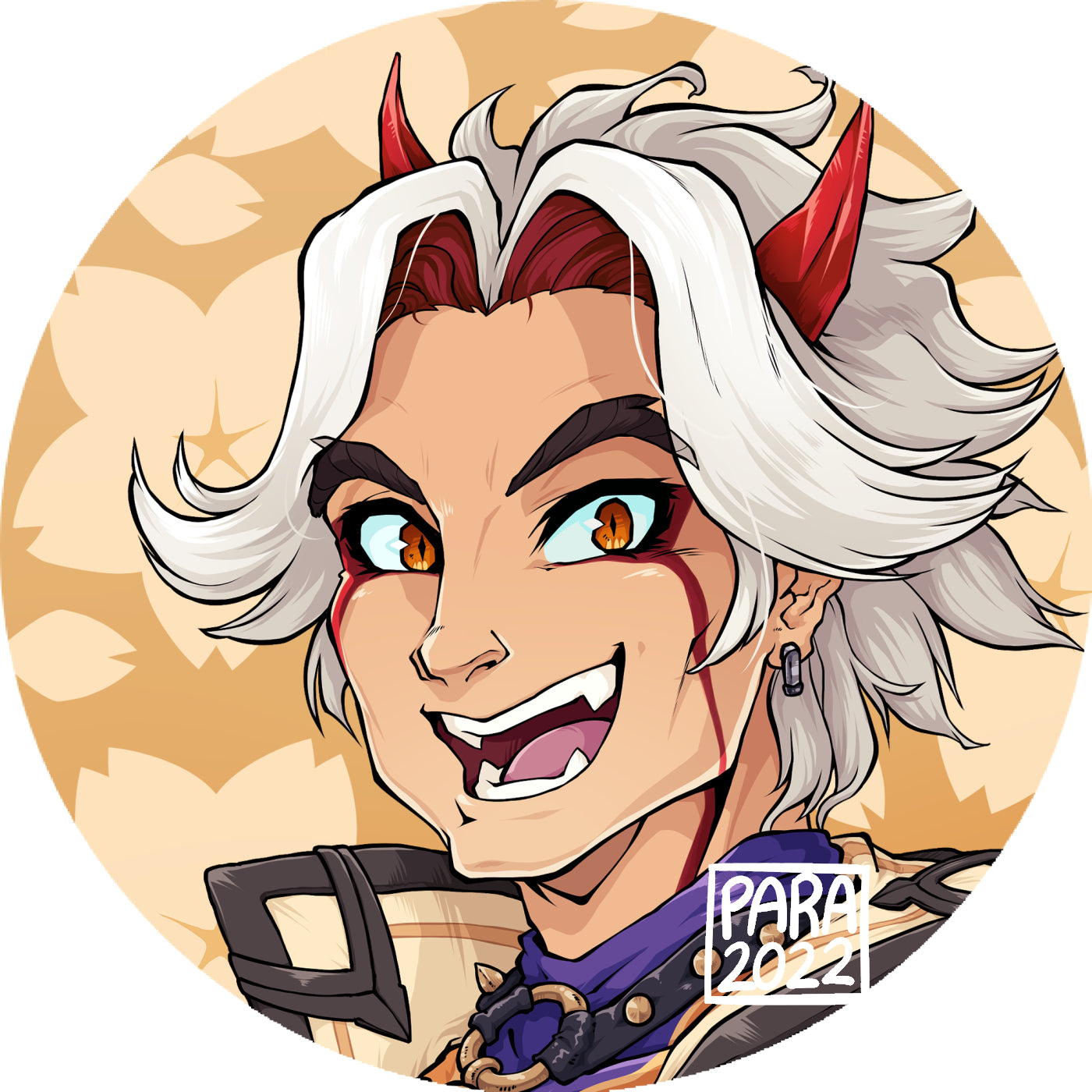 Genshin Impact 38mm Pin Badges