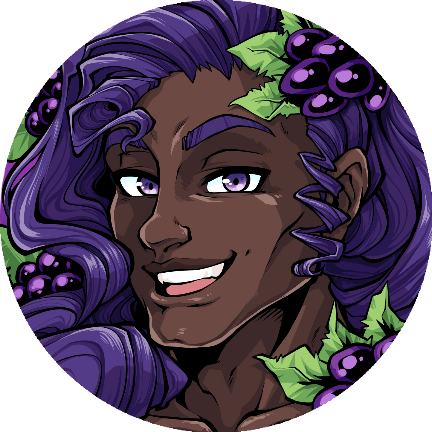 Hades Game Inspired Big Round Stickers 10cm