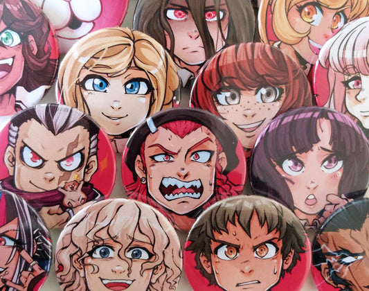 SDR2 Inspired Badge Pins 38mm