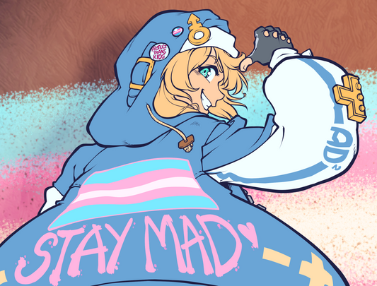 Bridget "Stay Mad" Trans Charity Poster A4 A3 Print