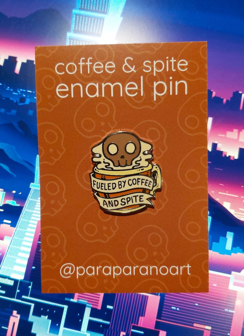Coffee & Spite Hard Enamel Pins 3.5mm